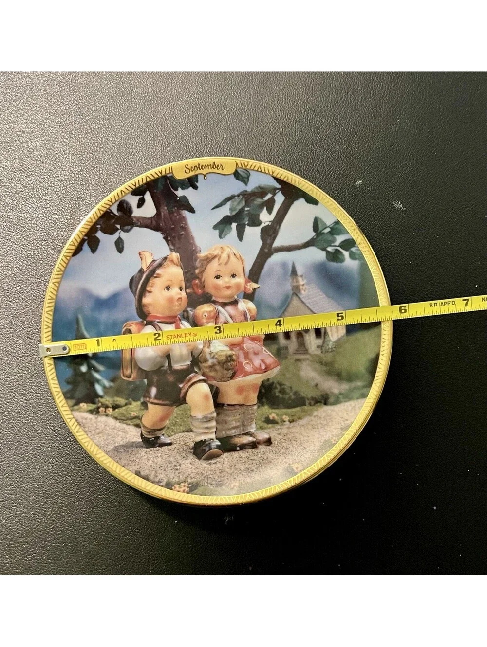 NIB Bradford Exchange 1990s Collector Plate Seasons Of Joy September, 6”